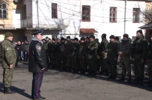 4 марта, бойцы добровольческого батальона патрульной службы милиции особого назначения отбыли из Львова на ротацию. 75 спецназовцев 