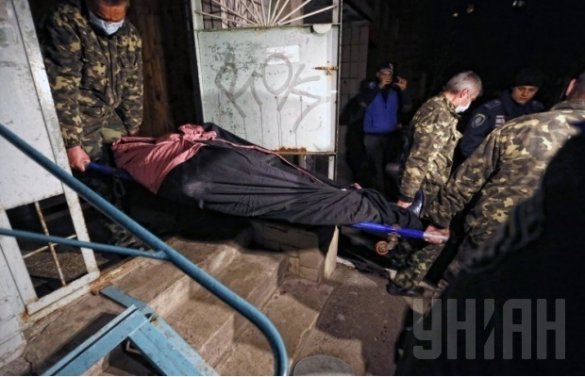 фото с места убийства депутата от Партии регионов Олега Калашникова