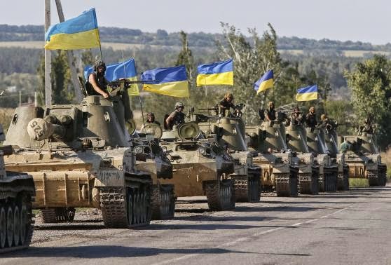 украинские военные в славянске