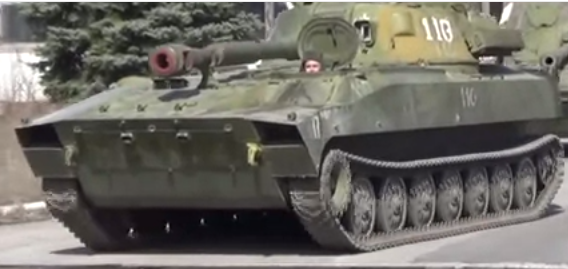 Артиллерийские учения Армии Новороссии (видео)