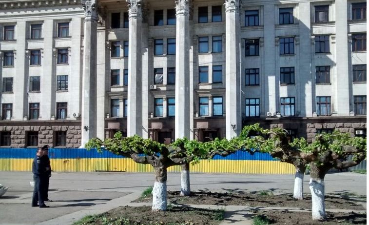 В Одессе с Куликова поля исчез мемориал погибшим 2 мая3