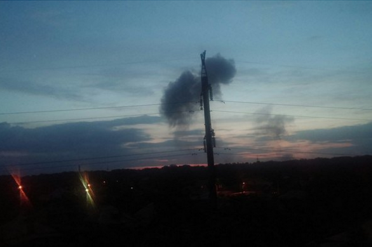 В районе завода химизделий в Донецке прогремел взрыв
