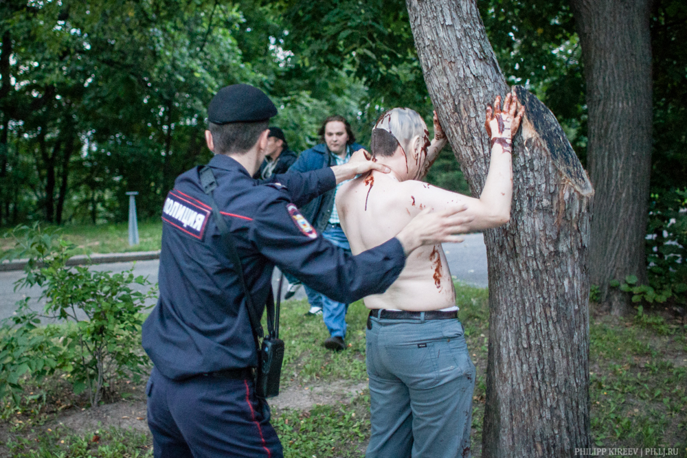 Полиция задержала участников "Марша ватников"