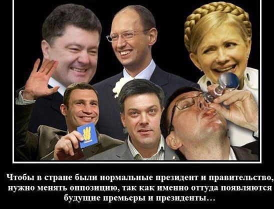 Украина: "европейцы" и "демократы", при власти, бросают за решётку своих политических оппонентов