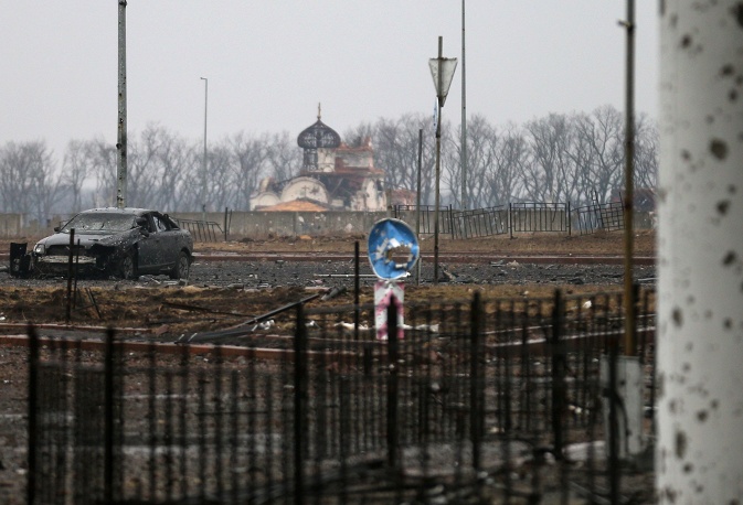 Аэропорт Донецка после прекращения огня