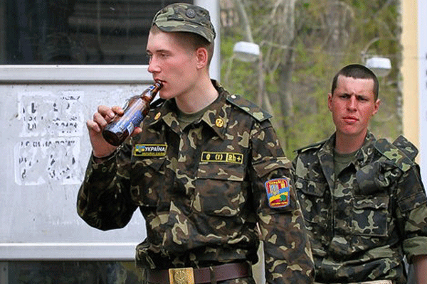 пьянство в украинской армии