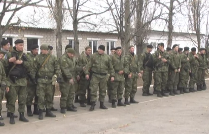 Украинские военные на ротации в Николаеве