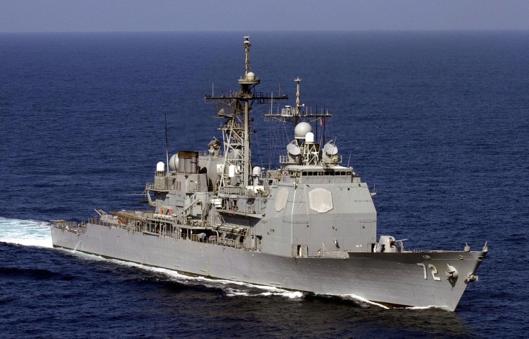 Источник: ракетный крейсер Vella Gulf ВМС США покинул акваторию Черного моря
