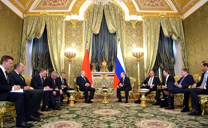 Путин и Лукашенко подписали совместное заявление по итогам переговоров