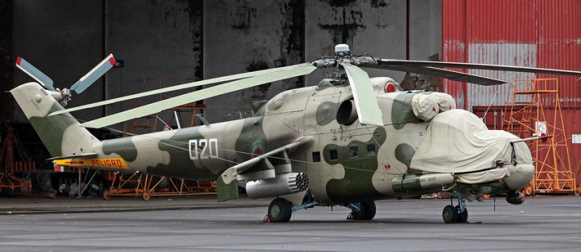 Боевые применение вертолетов МИ-24 в войне против Донбасса