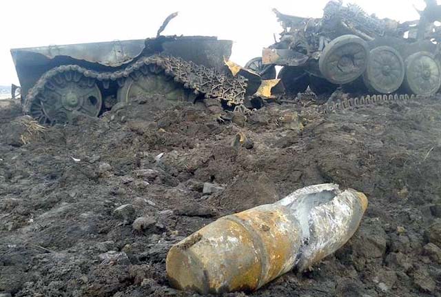 Саперы МВД за три дня работы в поселке Чернухино обезвредили более 680 взрывоопасных предметов