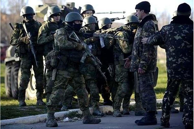 Разоружение украинской воинской части