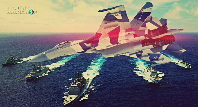 Семь российских самолётов имитировали атаку на корабли НАТО в Черном море