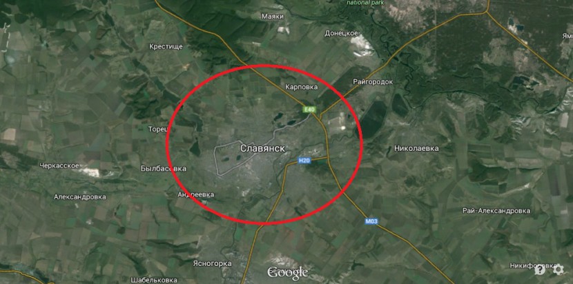 Украинские военные разбомбили церковь под Славянском