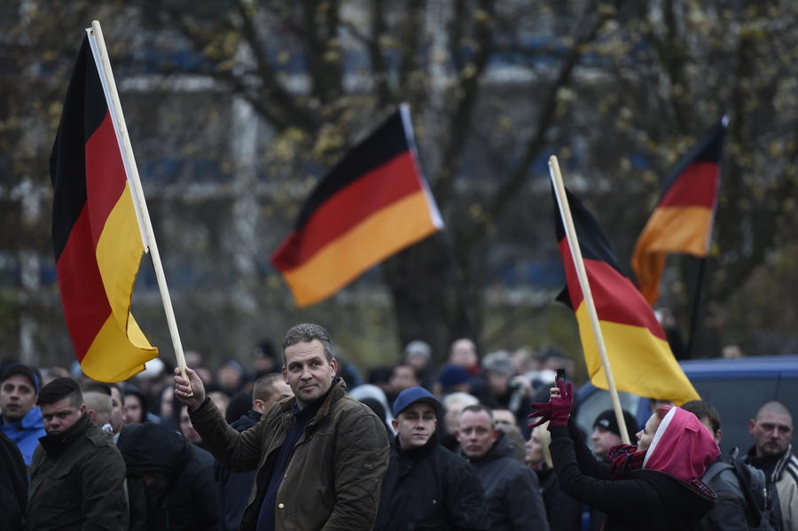 Демонстранты в Германии не видят в России агрессора