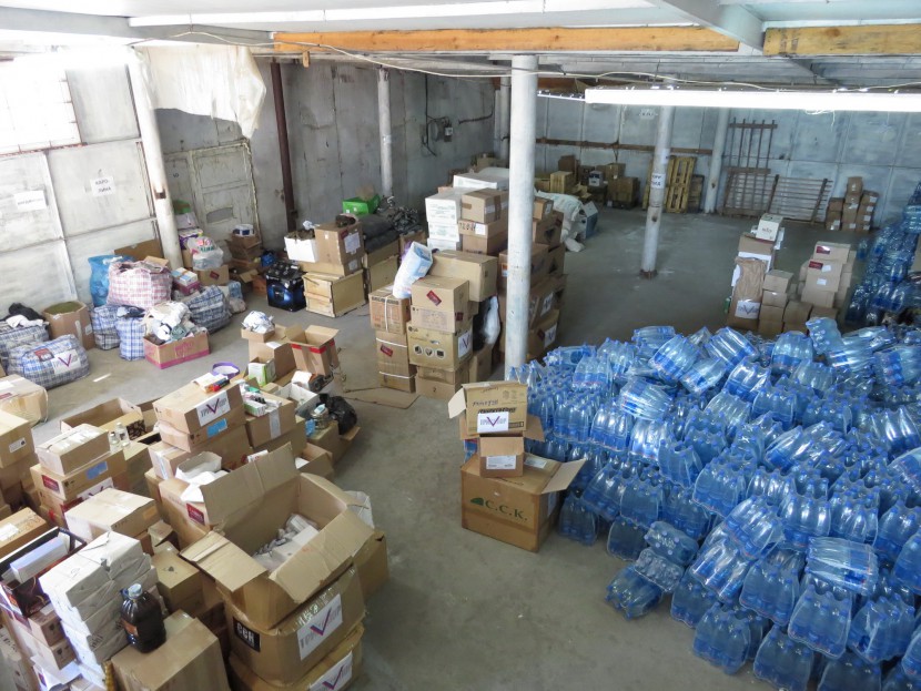 Репортаж о работе нашего гуманитарного склада в Ростове-на-Дону