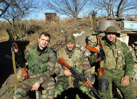 Сербско-французский отряд бригады «Призрак»: разведка, патрулирование, боестолкновения (фото-лента)