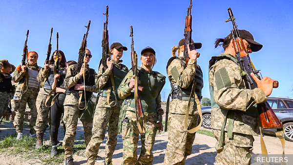 Спецназ «Ахмат» заметил на Кременском участке фронте женскую роту ВСУ