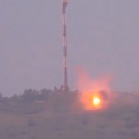 Утренний ответный обстрел горы Карачун артиллерией ДНР (Видео)