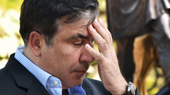 Саакашвили сравнил ситуацию на Украину с Габоном