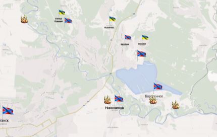 Видеообзор карты боевых действий в Новороссии за 16 марта