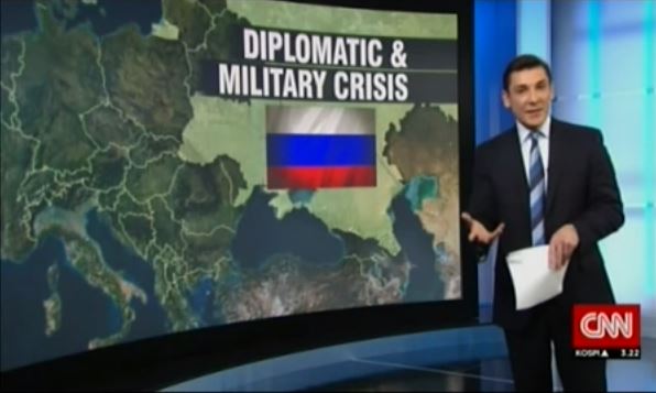 Телеканал CNN «присоединил» Украину к России (видео)