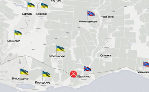 Видеообзор карты боевых действий в Новороссии за 17 марта