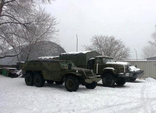 Украинские силовики "мобилизовали" раритетный "сталинский" БТР-152
