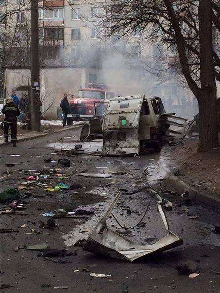 взорвана машина в Харькове