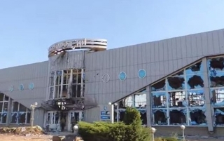 Аэропорт Луганска полностью разрушен (видео)
