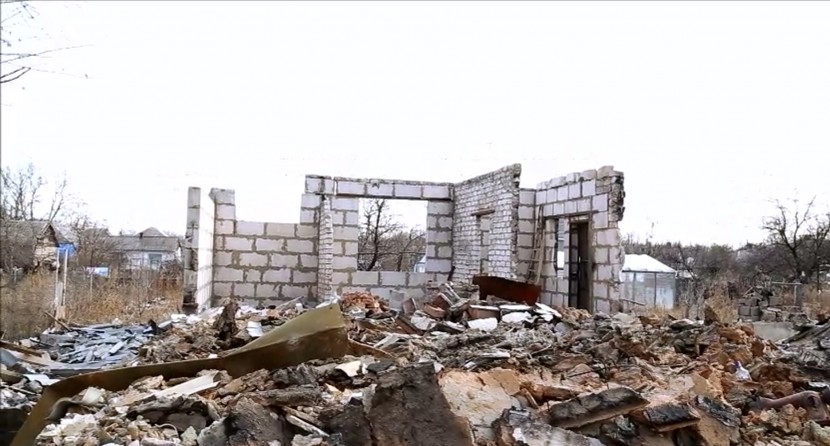 Станица Луганская разрушенные дома 8