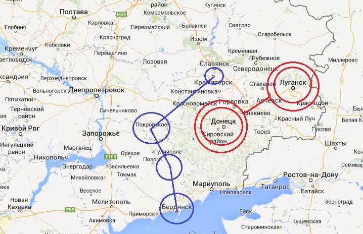 война на украине карта