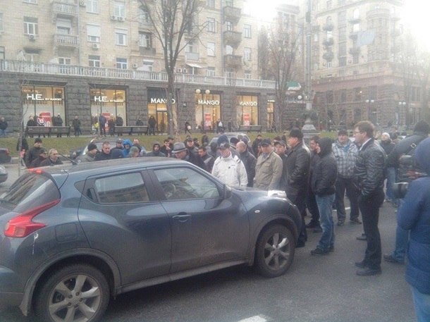 Митингующие в Киеве