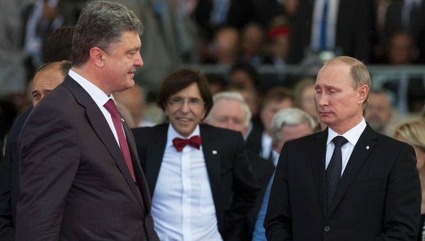 Путин и Порошенко