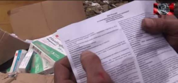 В Дебальцево в блиндажах ВСУ нашли наркотики, фальшивые документы и запасную форму (видео)