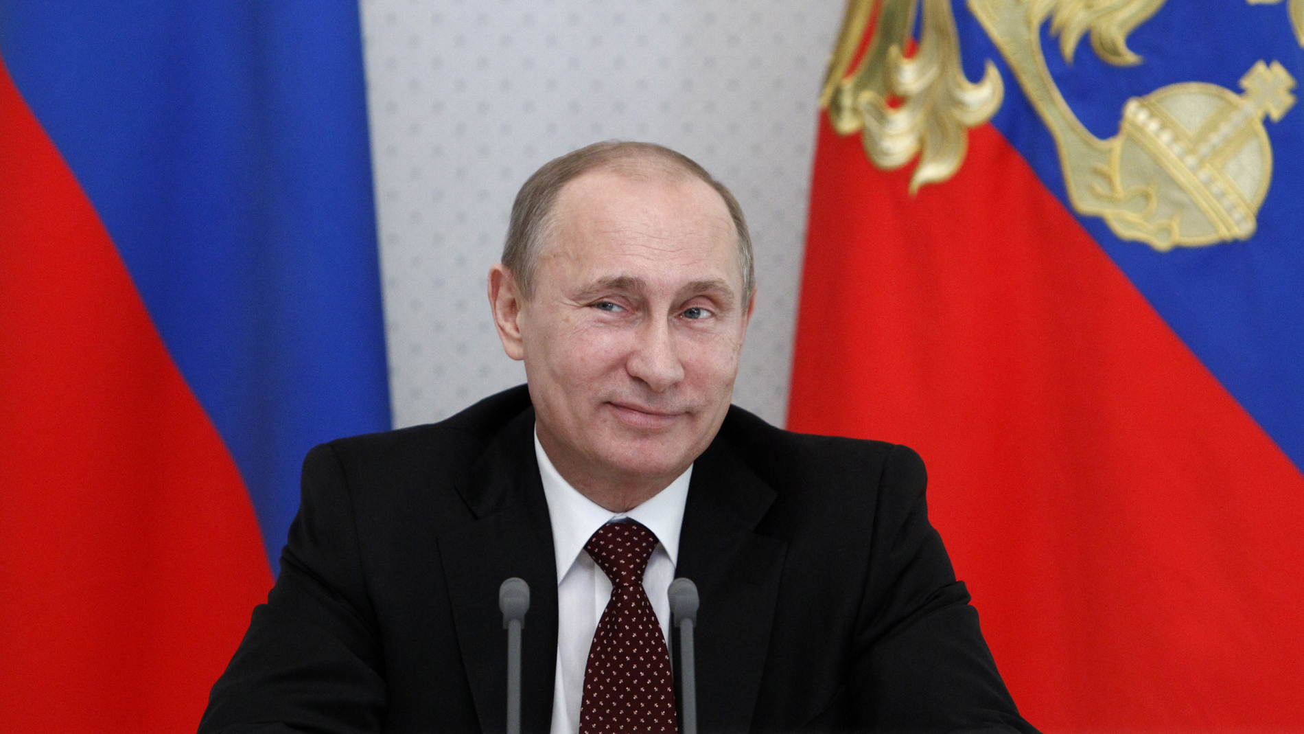 Путин Рогозину : «Галстук подтяни»