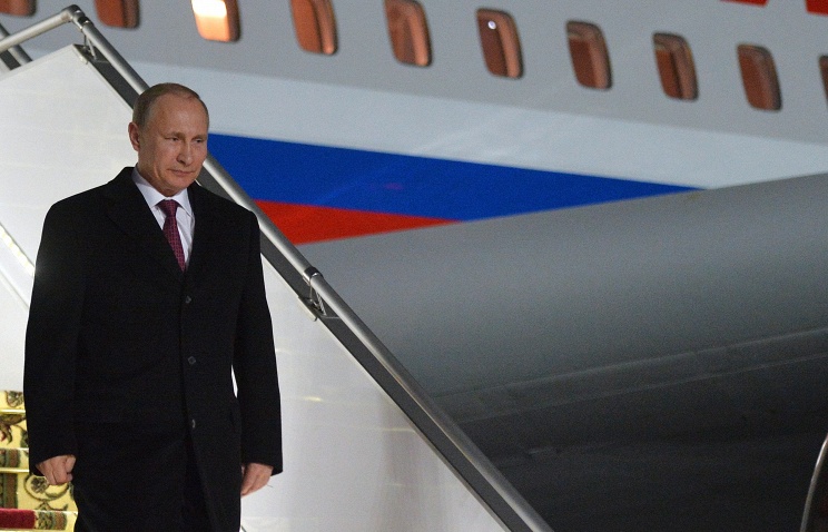 Владимир Путин прибыл в Симферополь