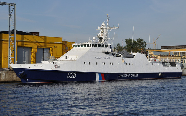 Пограничная служба ФСБ России получила новый корабль береговой охраны «Аметист»