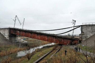 Последствия взрыва ж/д моста - Мариуполь дестабилизирован экономически и психологически