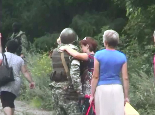 Об отходе ополченцев из Славянска (Видео)
