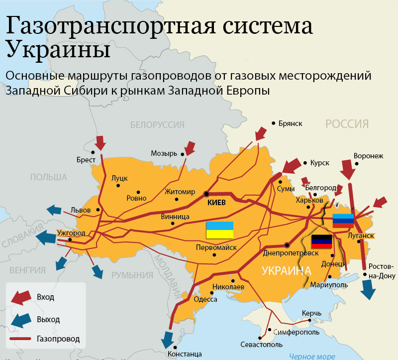 ДНР берет под свой контроль газотранспортную систему