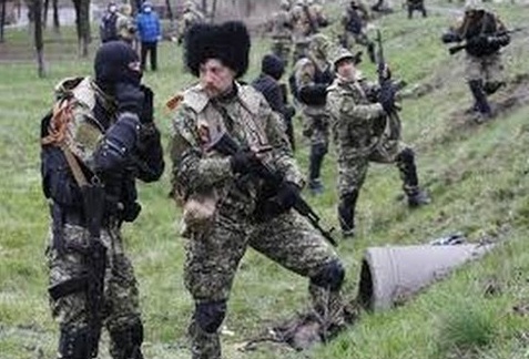Луганск Армия Юго-востока взяла штурмом воинскую часть фашистской нацгвардии (18+)
