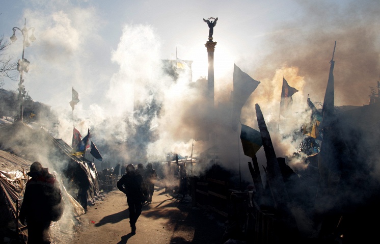 Активист Майдана признан виновным в нападении на бойца спецподразделения "Беркут" во время массовых беспорядков в Киеве в феврале 2014 года. 