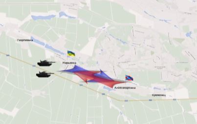 Видеообзор карты боевых действий в Новороссии за 20 января