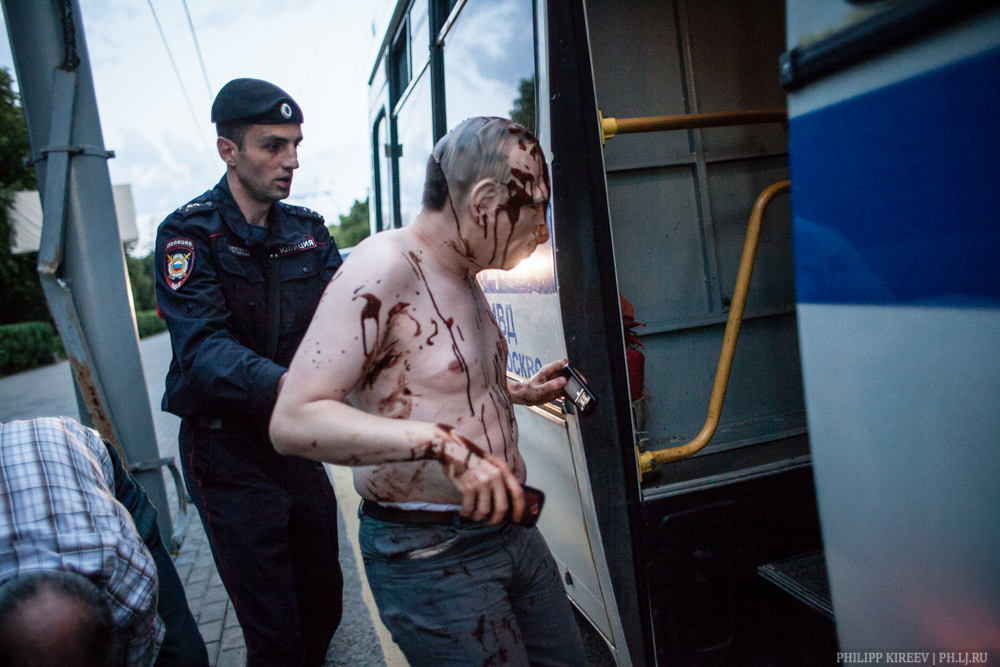 Полиция задержала участников "Марша ватников"
