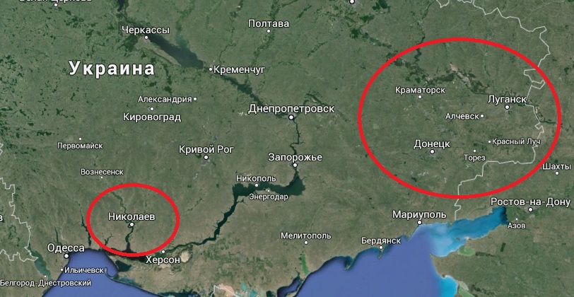 Хунта не отпускает николаевский десант из зоны карательной операции