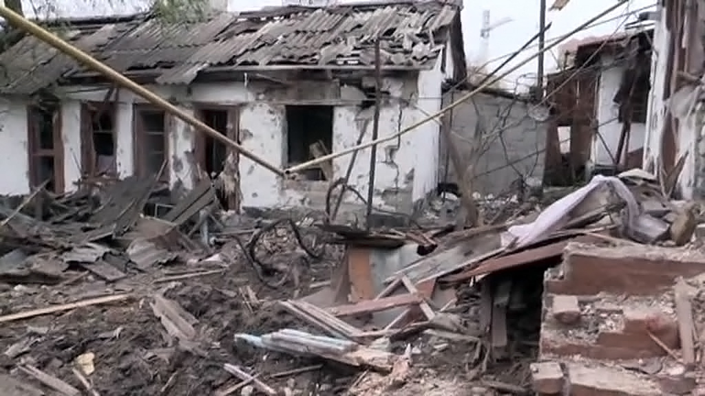 На окраине Донецка вновь гремели взрывы