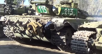 Отдельный танковый батальон знакомит со своими боевыми "лошадками" (видео)