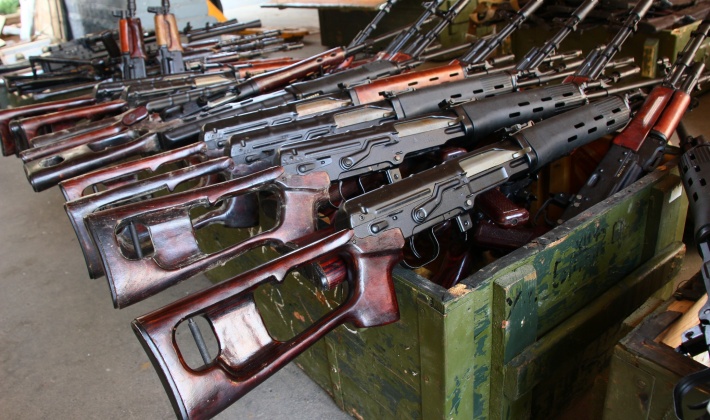 Сотрудники МВД ЛНР изъяли в Краснодоне около 200 единиц оружия
