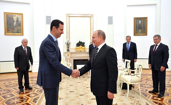 Путин и Асад провели переговоры в Москве